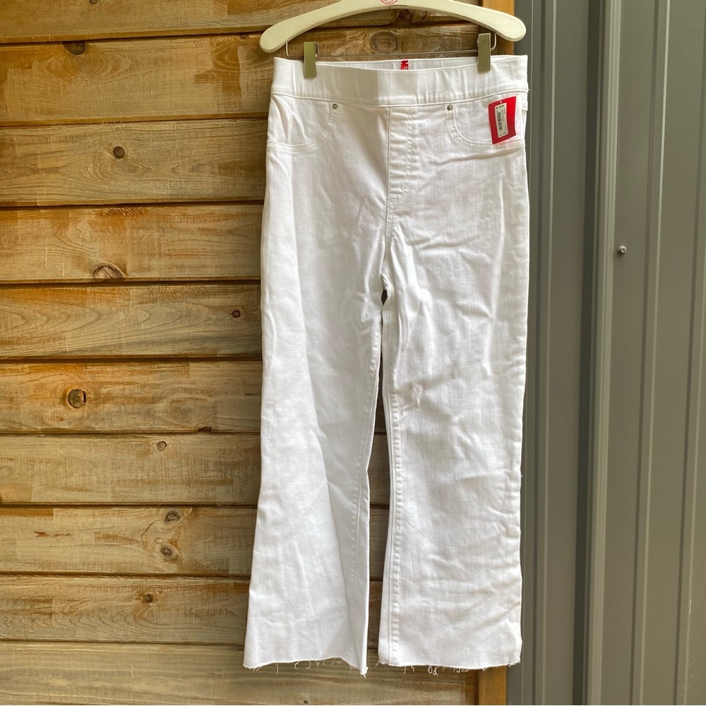SPANX Cropped Flared Denim